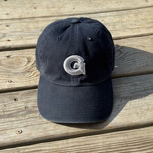 47 Brand Georgetown Hoyas Navy Faded OSFA strapback hat